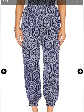 NWT Misa Los Angeles Noomi Pants in Lapis Tile size small